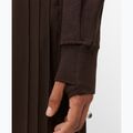Women's sweatshirt Sweaty Betty After Class Yoke Crop espresso brown 5