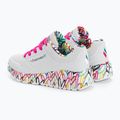 SKECHERS Uno Lite Lovely Luv white/multi children's sneakers 3