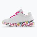 SKECHERS Uno Lite Lovely Luv white/multi children's sneakers 10