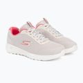 Women's SKECHERS Go Walk Joy Light Motion white/pink shoes 5