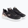 Women's training shoes SKECHERS Skech-Air Dynamight The Halcyon black/rose gold 4