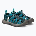 Keen Whisper Sea Moss women's trekking sandals blue 1027362 4