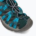 Keen Whisper Sea Moss women's trekking sandals blue 1027362 7