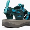 Keen Whisper Sea Moss women's trekking sandals blue 1027362 9