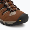 Men's trekking boots KEEN Headout Waterproof bison/fossil orange 9