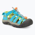 KEEN Newport Boundless blue atoll/daiquiri green children's sandals