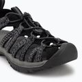 KEEN Whisper black/ steel grey women's sandals 7