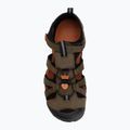 Junior's sandals KEEN Seacamp II CNX dark olive/gold flame 5