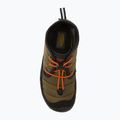KEEN Howser II Chukka WP junior boots dark olive/gold flame 5