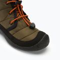 KEEN Howser II Chukka WP junior boots dark olive/gold flame 7
