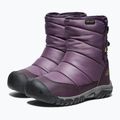 KEEN Puffrider WP junior snow boots black plum/daiquiri green 9