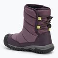 KEEN Puffrider WP children's snow boots black plum/daiquiri green 3