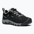 Children's trekking boots KEEN Targhee IV Low Waterproof black/steel grey