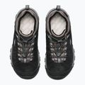 Children's trekking boots KEEN Targhee IV Low Waterproof black/steel grey 6