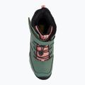 KEEN Skua Winter WP children's snow boots dark forest/rose elegance 5