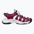 KEEN Astoria West women's sandals beaujolais/star white 3