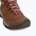 Women's trekking boots KEEN Targhee IV Mid Wp bison/beaujolais 7