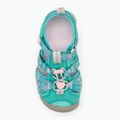 KEEN Seacamp II CNX children's sandals aqua/giggle pink 5