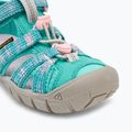 KEEN Seacamp II CNX children's sandals aqua/giggle pink 7