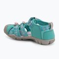 Junior's sandals KEEN Seacamp II CNX bright aqua/giggle pink 3