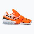 Nike Romaleos 4 orange/black/white weightlifting shoe 2