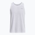 Men's Under Armour Streaker Singlet running tank top white 1361468-100 5