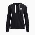 Under Armour women's training sweatshirt Rival Terry Full Zip Hoodie black 1369853