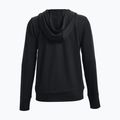 Under Armour women's training sweatshirt Rival Terry Full Zip Hoodie black 1369853 2