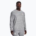 Men's Under Armour Rival Terry Lc Crew sweatshirt onyx white/onyx white