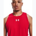 Under Armour Baseline Cotton Tank 601 men's basketball shirt red 1361901 4