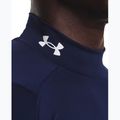 Men's Under Armour Heat Gear Armour Comp Mock midnight navy/white training longsleeve 4