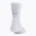 Under Armour 3-Maker Mid Crew socks 3 pairs white/white/mod gray 3