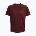 Under Armour men's training t-shirt UA Tech 2.0 SS Tee Novelty maroon 1345317