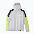 Men's Brooks Run Thermal white/asphalt/nightlife running sweatshirt 6