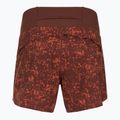 Women's Brooks Chaser 5" running shorts raisin glitch print 2