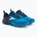 Brooks Cascadia 16 men's running shoes peacoat/atomic blue/rooibos 5