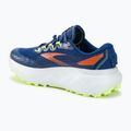 Brooks Caldera 6 men's running shoes navy/firecracker/sharp green 3