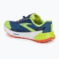 Brooks Catamount 2 men's running shoes navy/firecracker/sharp green 3