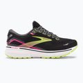 Brooks Ghost 15 women's running shoes black/ebony/sharp green 2