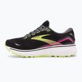 Brooks Ghost 15 women's running shoes black/ebony/sharp green 10