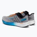Brooks Hyperion men's running shoes grey/atomic blue/scarlet 3