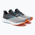Brooks Launch 10 men's running shoes black/atomic blue/scarlet ibis 5
