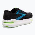 Brooks Ghost Max men's running shoes black/atomic blue/jasmine 10