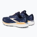 Brooks Adrenaline GTS 23 men's running shoes peacoat/ultramarine/orange 4