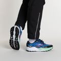 Brooks Caldera 7 men's running shoes victoria blue/black/spring bud 2