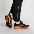 Brooks Ghost 15 men's running shoes black/yellow/red 2