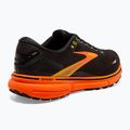 Brooks Ghost 15 men's running shoes black/yellow/red 10