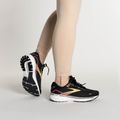 Brooks Ghost 15 women's running shoes black/orange/raspberry 2