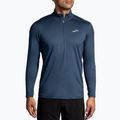 Men's running sweatshirt Brooks Dash 1/2 Zip 2.0 blue slate