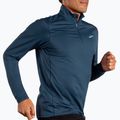 Men's Brooks Dash 1/2 Zip 2.0 blue slate running sweatshirt 3